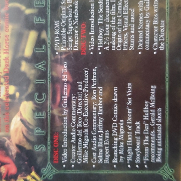 DVD-HELLBOY, 2-Disc Special Edition. Hardcase. EC - Picture 6 of 13